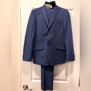 Kids' Navy Plaid Suit ANDREW MARC NWT